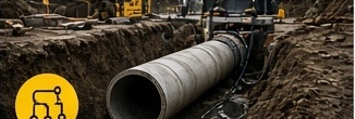Underground utility pipeline installation